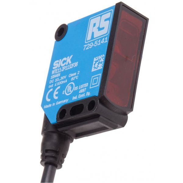 RS PRO 729-5141 Diffuse Photoelectric Sensor 40 → 1000 mm Detection Range PNP