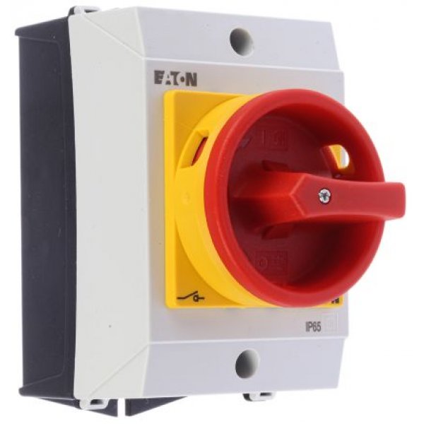 Eaton T0-2-1/I1H/SVB/K-CI-K1/K2 3 Pole Enclosed Non Fused Isolator Switch 20A 6.5kW