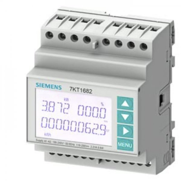 Siemens 7KT1681 PAC1600 3 Phase LCD Digital Power Meter