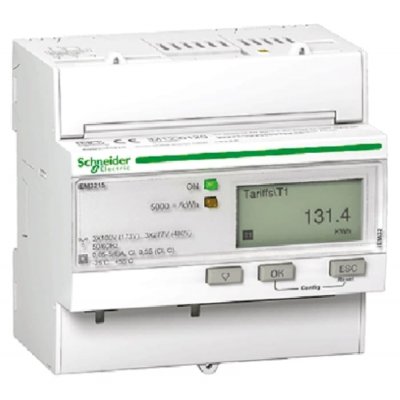 Schneider Electric A9MEM3215 iEM3200 1, 3 Phase LCD Digital Power Meter