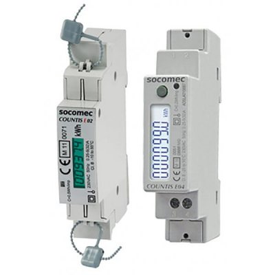 Socomec 48503059 Countis E02 1 Phase LCD Digital Power Meter