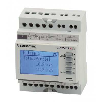 Socomec 48530001 Countis ECi3 LCD Communication Module, Type Electronic