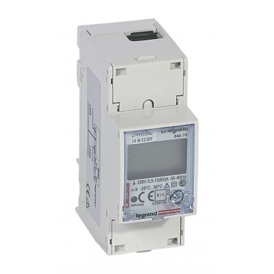 Legrand 0 046 79 EMDX3 1 Phase LCD Digital Power Meter, Type Electronic