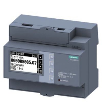 Siemens 7KM2200-2EA40-1HA1 PAC2200 3 Phase LCD Digital Power Meter