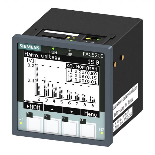 Siemens 7KM5412-6BA00-1EA2 LCD Energy Meter, Type Electrical