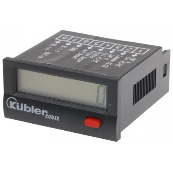 Kubler 6.132.012.853 8 Digit LCD Digital Counter 30Hz