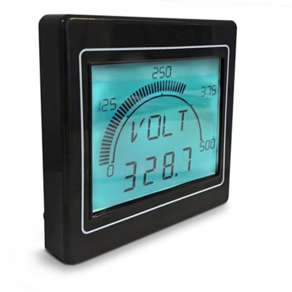 Trumeter APM-MAX-M21-NU-4R LCD Digital Panel Multi-Function Meter for Amps