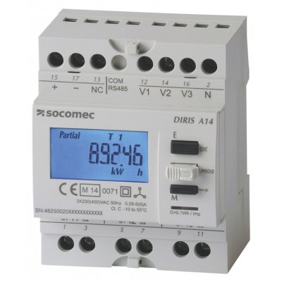 Socomec 48250020 LCD Digital Panel Multi-Function Meter