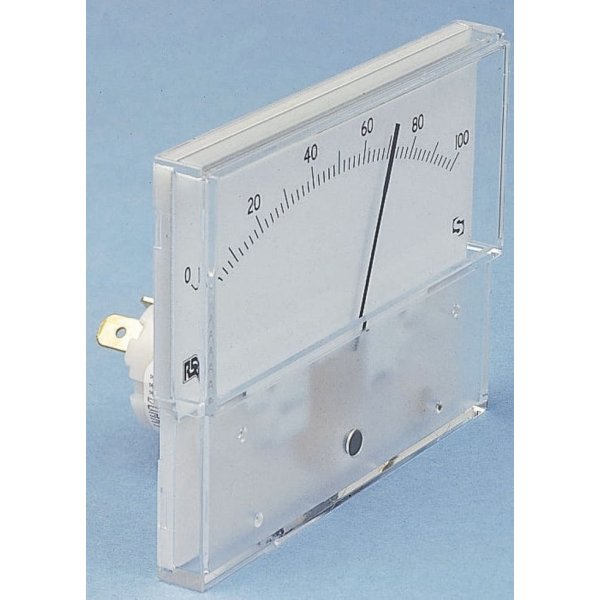 Sifam Tinsley IS 11009 Analogue Panel Ammeter 20mA DC, 32.3mm x 73.7mm