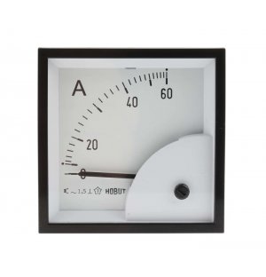 HOBUT D72MIS60A/1-001 Analogue Panel Ammeter 0/60A Direct Connected AC