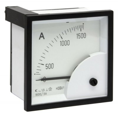 HOBUT D72SD5A/0-1600A Analogue Panel Ammeter 0/1600A For 1600/5A CT AC