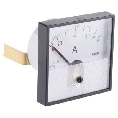 HOBUT PD72MIS5A2/2-001 0/60/120A Analogue Panel Ammeter 0/60/120A For 60/5A CT AC