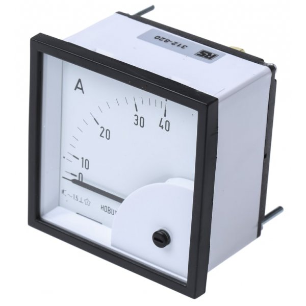 HOBUT D72MIS40A/1-001 Analogue Panel Ammeter 0/40A Direct Connected AC