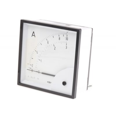 HOBUT D96MIS5A/4-001 Analogue Panel Ammeter FSD 0/5A Dual Scale 0/10A & 0/3A AC