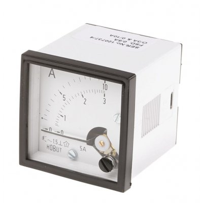 HOBUT D48MIS5A/6-003 Analogue Panel Ammeter FSD 0/5A Dual Scale 0/10A & 0/3A AC