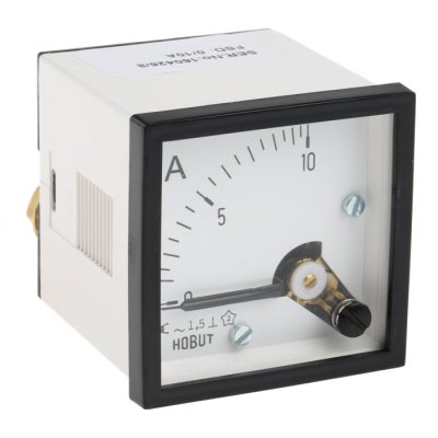 HOBUT D48MIS10A/1-002 Analogue Panel Ammeter 0/10A Direct Connected AC