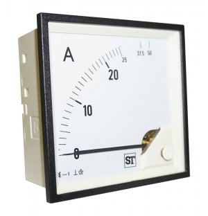Sifam Tinsley EQ94-I1622N1CAW0ST Analogue Panel Ammeter 25A AC, 92mm x 92mm