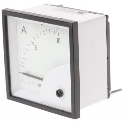 HOBUT D72MIS10A/1-002 Analogue Panel Ammeter 0/10A Direct Connected AC