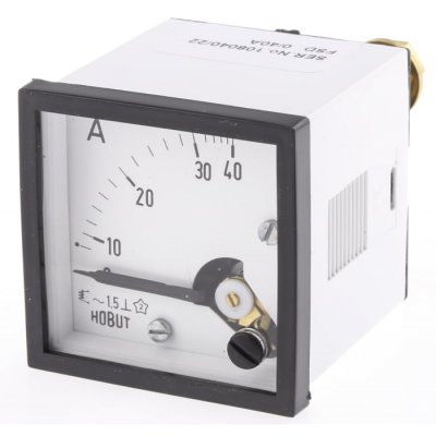 HOBUT D48MIS40A/1-001 Analogue Panel Ammeter 0/40A Direct Connected AC