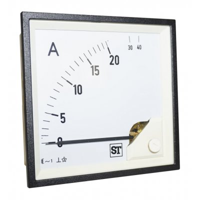 Sifam Tinsley EQ94-I1522N1CAW0ST Analogue Panel Ammeter 20A AC, 96mm x 96mm Moving Iron