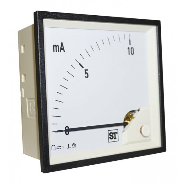 Sifam Tinsley PQ94-I20L2N1CAW0ST Analogue Panel Ammeter 20mA DC, 92mm x 92mm