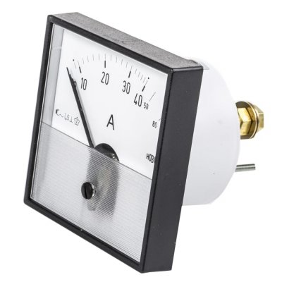 HOBUT PD72MIS40A2/1-001  Ammeter 0/40/80A Direct Connected AC, 72mm x 72mm 