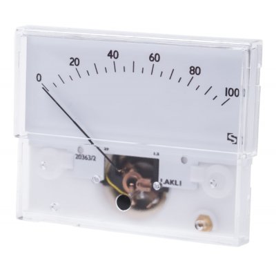 Sifam Tinsley IS 11003 Panel Ammeter 1mA DC, 32.3mm x 73.7mm, ±1.5 % Moving Coil