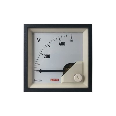RS PRO 186-2457 Analogue Panel Ammeter AC, 72mm x 72mm, 1 % Moving Iron
