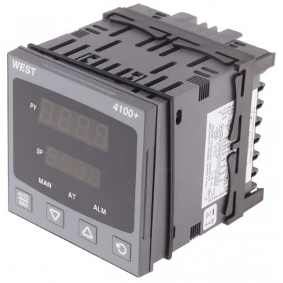 West Instruments P4100-2700-0000 PID Temperature Controller, 96 x 96 (1/4 DIN)mm, 1 Output Linear
