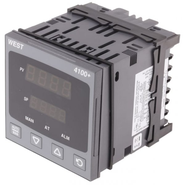 West Instruments P4100-2700-0000 Temperature Controller, 96 x 96 (1/4 DIN)mm, 1 Output Linear