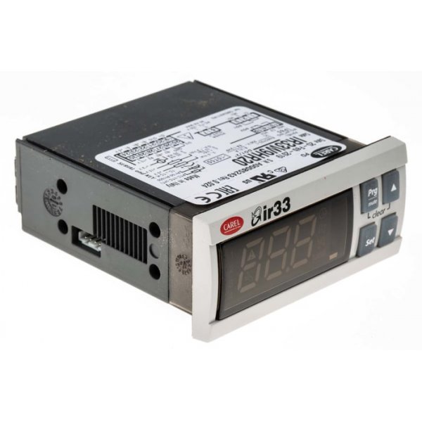Carel IR33W9HR20 Panel Mount PID Temperature Controller, 76.2 x 34.2mm, 4 Output Relay