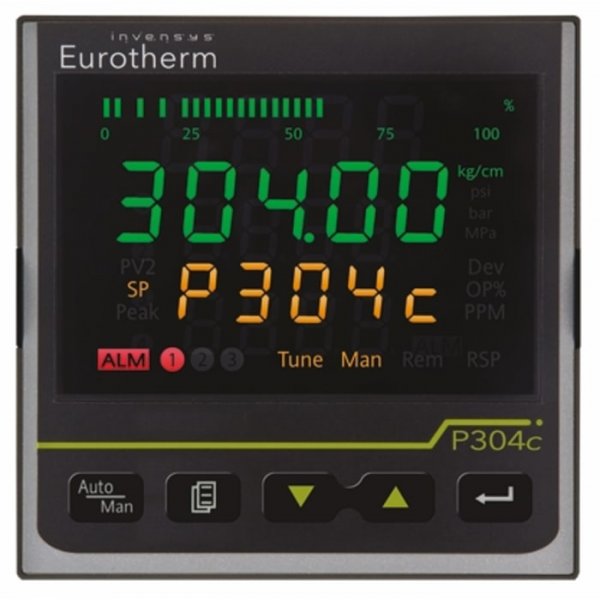 Eurotherm P304C/CC/VH/XXX/SDXX/XXXXX/XXXXXX  Melt Pressure Controller, 92 x 92mm, 3 Output Analogue