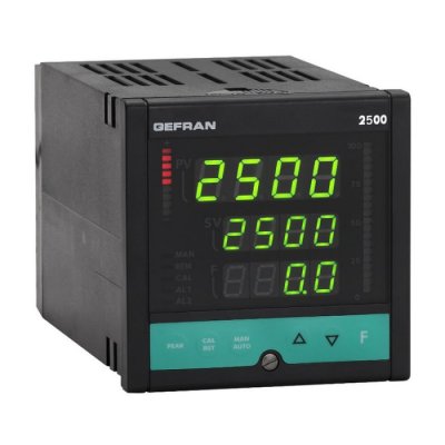 Gefran 2500-0-0-0-0-0-1 Temperature Controller, 96 x 96 (1/4 DIN)mm