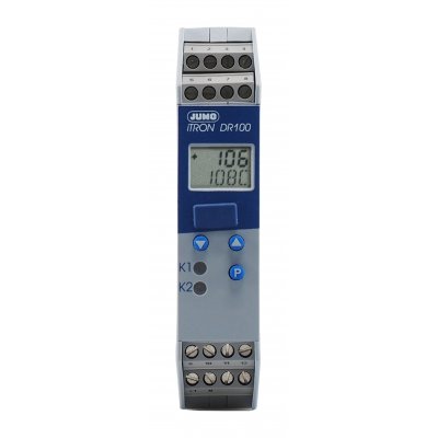 Jumo 702060/288-888-000-23  PID Temperature Controller, 2 Output Relay