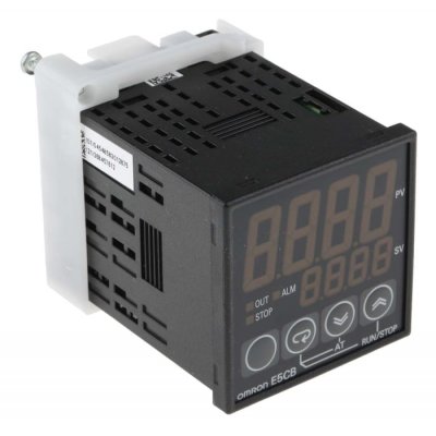 Omron E5CB-Q1TC AC100-240 PID Temperature Controller 1 Output: 1x Relay, 1x Logic