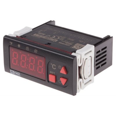 RS PRO 124-1048 Panel Mount On/Off Temperature Controller 1 Input, 2 Output Relay