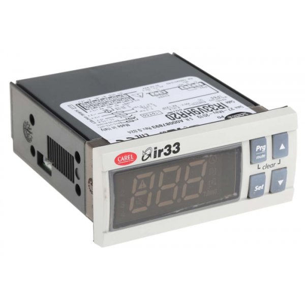 Carel IR33V9HR20 Panel Mount PID Temperature Controller, 76.2 x 34.2mm, 1 Output Relay