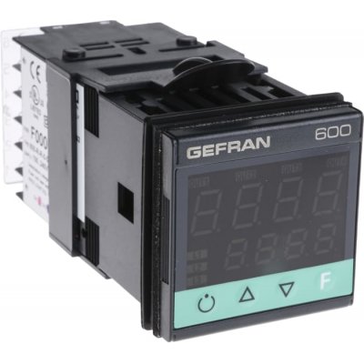 Gefran 600-R-R-0-0-1 PID Temperature Controller 2 Output Relay ON/OFF