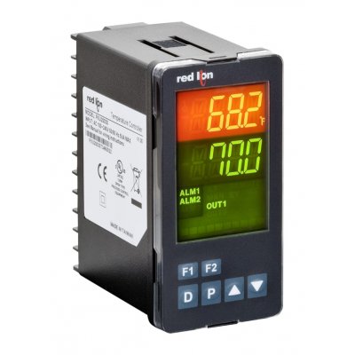 Red Lion PXU10030 Temperature Controller 1 Output Relay, 100  240 V ac Supply Voltage