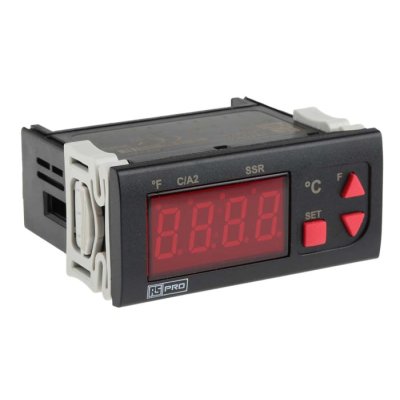 RS PRO 124-1060  On/Off Temperature Controller 1 Input, 1 Output Relay, 24 V ac Supply Voltage