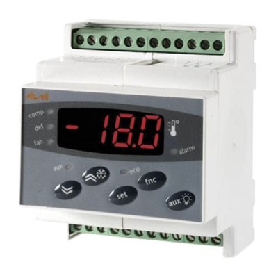 Eliwell DR 983 PTC  On/Off Temperature Controller, 70 x 85mm, 230 V ac Supply Voltage