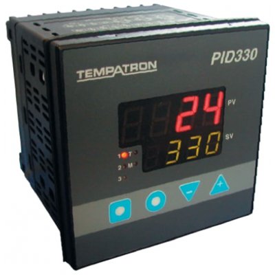 Tempatron PID330ML-1000 PID Temperature Controller 2 Output Relay, SSR, 24 V ac/dc  ON/OFF