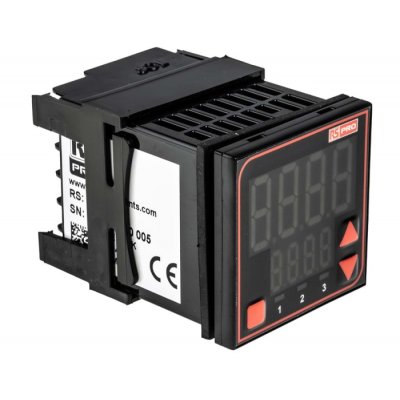 RS PRO 124-1072 PID Temperature Controller 3 Output Relay, 110 → 240 V ac