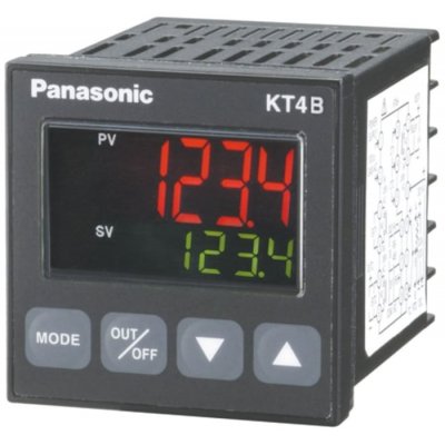 Panasonic AKT4B211100  PID Temperature Controller 1 Output Relay, 24 V ac/dc