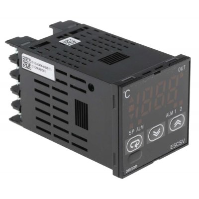 Omron E5CSV-Q1TD-500  PID Temperature Controller 2 Output Relay, 24 V ac/dc
