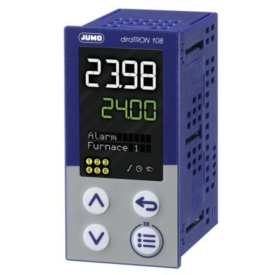Jumo 00680793  PID Temperature Controller 3 Input, 3 Output Relay, 110 → 240 V ac