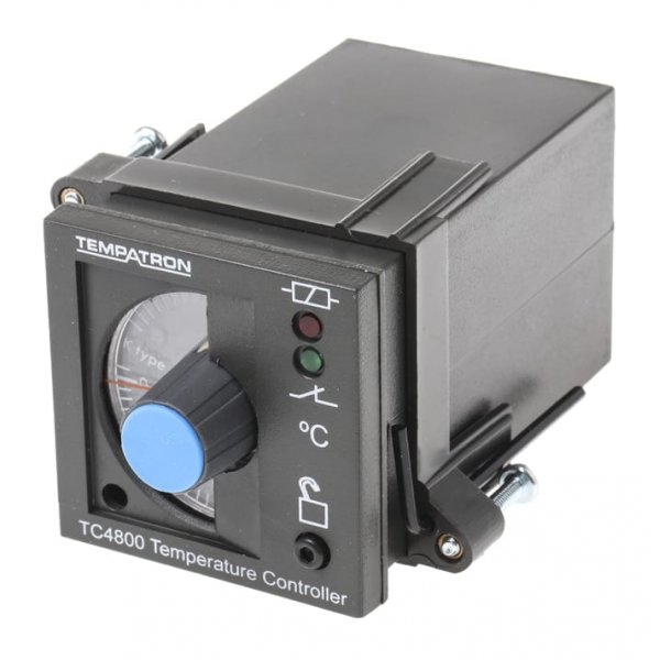 Tempatron TC4830-04-110/230VAC On/Off Temperature Controller, 1 Output Relay, 110 → 230 V ac