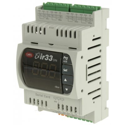 Carel DN33Z7LR20 PID Temperature Controller 4 Output Relay, 12 → 24 V ac, 12 → 30 V dc Supply