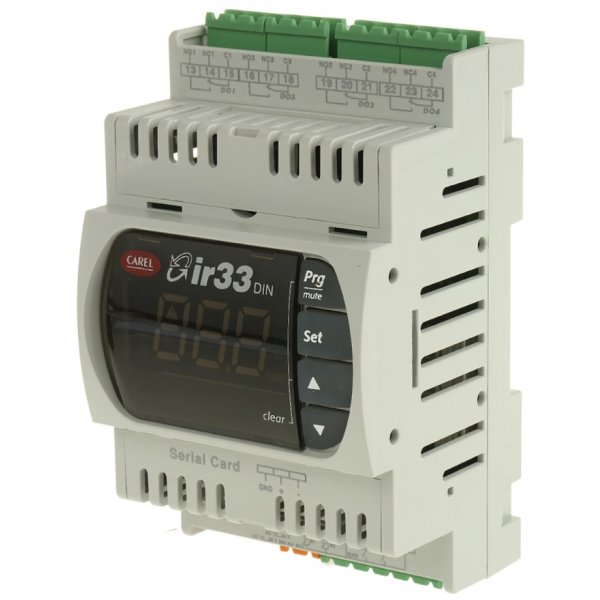 Carel DN33Z7LR20 PID Temperature Controller, 144 x 70mm, 4 Output Relay, 12 → 24 V ac