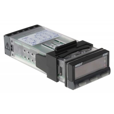 West Instruments N2300Y1213 Temperature Controller, 49 x 25mm, 2 Output Relay, 12 → 30 V dc